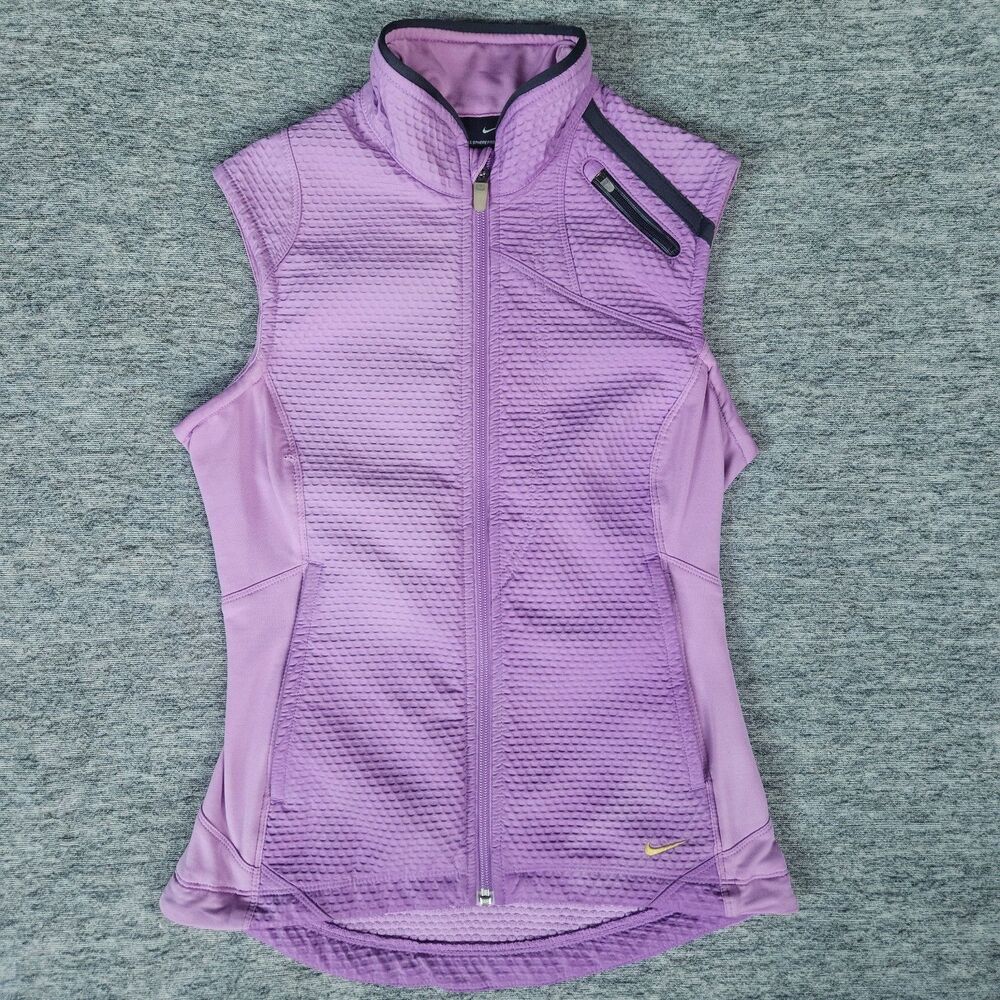 Nike Sphere Pro Performance Running Vest Pink Vintage Reflective Women's XS